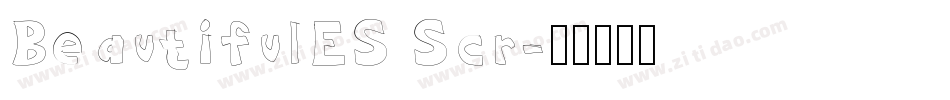 BeautifulES Scr字体转换